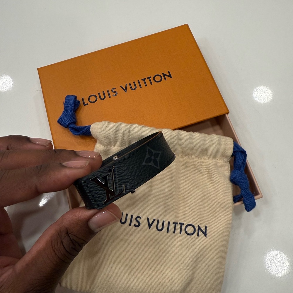 Louis Vuitton Black Monogram Bracelet